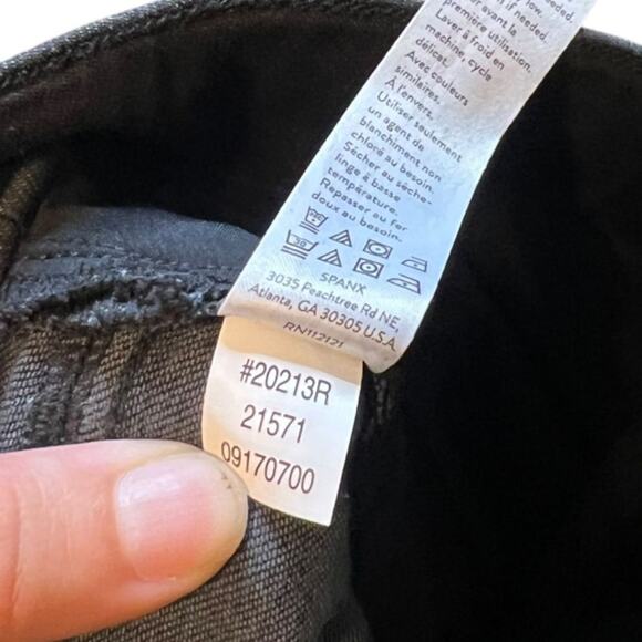 SPANX Black Distressed Skinny Jeans - Picture 11 of 12